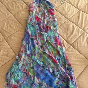 Zara Multicolor Chiffon Dress